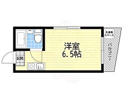 フェリス山手 ワンルームの間取図画像