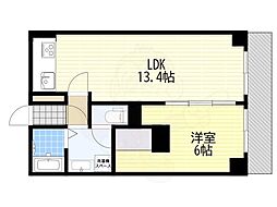 緑地JIRO2 1LDKの間取図画像