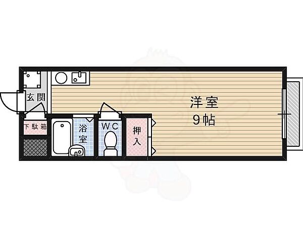 パルビラージュ 202｜大阪府高槻市氷室町２丁目(賃貸アパート1R・2階・21.00㎡)の写真 その2