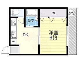 グランデジオーズ千代田  ｜ 大阪府高槻市千代田町（賃貸マンション1DK・1階・25.13㎡） その2