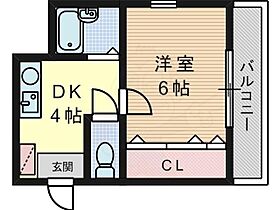 保田マンション  ｜ 大阪府高槻市上田辺町（賃貸マンション1DK・2階・22.60㎡） その2