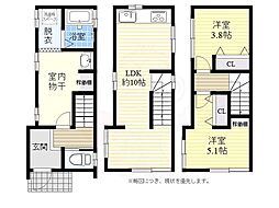 芥川町2丁目貸家