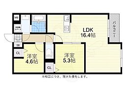カーサク芥川 1階/-
