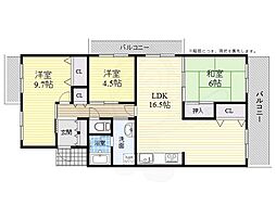 サンハイツ高槻6号館 3階
