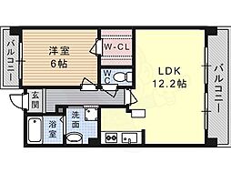 ラマージュ3 1LDKの間取図画像