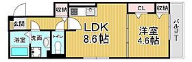 京都府城陽市富野乾垣内（賃貸アパート1LDK・1階・35.66㎡） その1