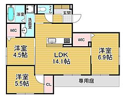 近鉄京都線 三山木駅 徒歩4分