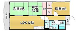 コンフォール 3LDKの間取図画像