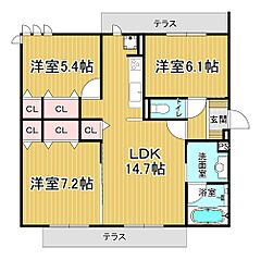 物件の間取り