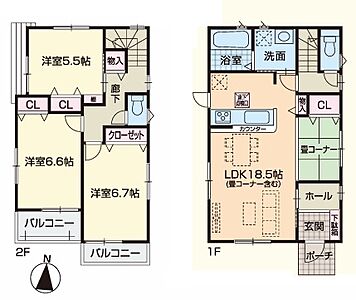 間取り：間取り