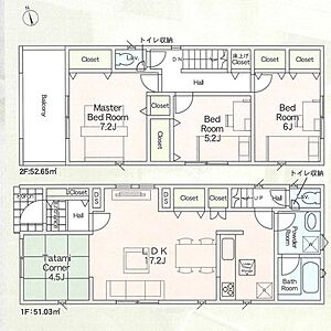 間取り：間取り図