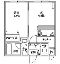 フローラ緑丘 307 ｜ 北海道小樽市緑1丁目（賃貸マンション1LDK・3階・32.98㎡） その2