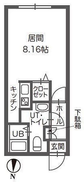 ル・ノール平岸 102｜北海道札幌市豊平区平岸四条6丁目(賃貸マンション1K・1階・25.70㎡)の写真 その2