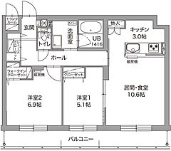 物件の間取り
