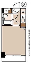 クリオ片倉町六番館 1Kの間取図画像