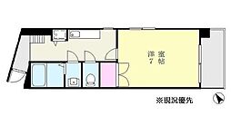 ソレーユみなみ 1Kの間取図画像