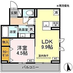 物件の間取り
