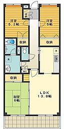 グランガーデン 3LDKの間取図画像