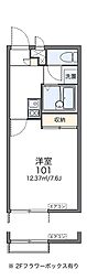レオパレスシャトレー 1Kの間取図画像
