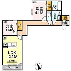 物件の間取り