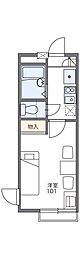 レオパレスガーデニア宮沢町 1Kの間取図画像