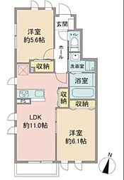 Maison de Soleil幸 2LDKの間取図画像