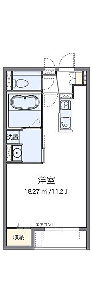 東京都東大和市立野２丁目(賃貸アパート1R・1階・33.26㎡)の写真 その2