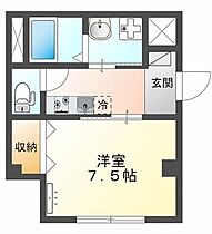 東京都立川市柴崎町５丁目（賃貸マンション1K・1階・26.73㎡） その2