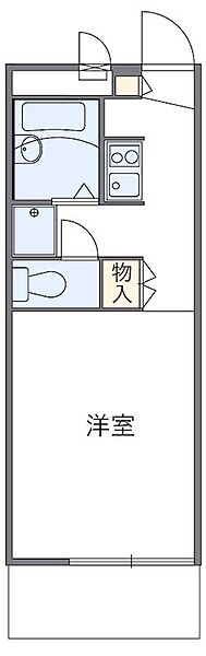 東京都府中市緑町１丁目(賃貸マンション1K・2階・19.87㎡)の写真 その2