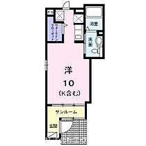 東京都日野市西平山１丁目（賃貸アパート1R・1階・27.94㎡） その2