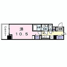 間取図画像 1K