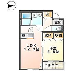 物件の間取り