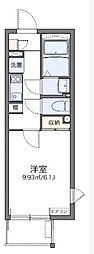 LEONEXTNAGOMI 1Kの間取図画像