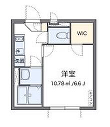 クレイノタイキョウ 1Kの間取図画像