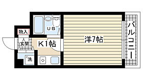 西北チェリーマンション  ｜ 兵庫県西宮市丸橋町（賃貸マンション1K・2階・22.43㎡） その2