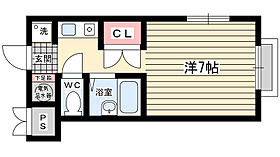 サンライト仁川  ｜ 兵庫県西宮市仁川百合野町（賃貸マンション1R・1階・21.00㎡） その2