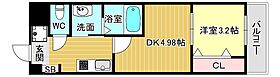 ＡII上ヶ原関学前  ｜ 兵庫県西宮市上ケ原三番町（賃貸マンション1DK・3階・25.52㎡） その2