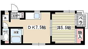 ハウディ西宮北口  ｜ 兵庫県西宮市高木西町（賃貸アパート1DK・1階・28.55㎡） その2