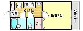 アーバンジャングルプレース174南棟  ｜ 兵庫県西宮市門前町（賃貸マンション1K・1階・21.00㎡） その2