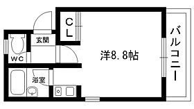 サンビオラ西宮  ｜ 兵庫県西宮市中須佐町（賃貸マンション1R・2階・21.40㎡） その2