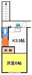 杉山荘の間取図画像