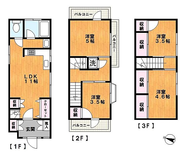 間取りを拡大表示