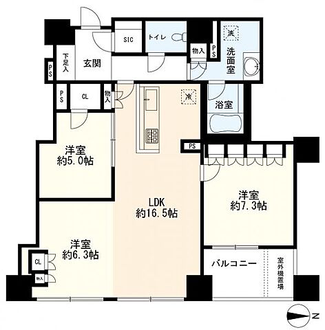 間取り ザパークハウス西麻布レジデンス 21階/-