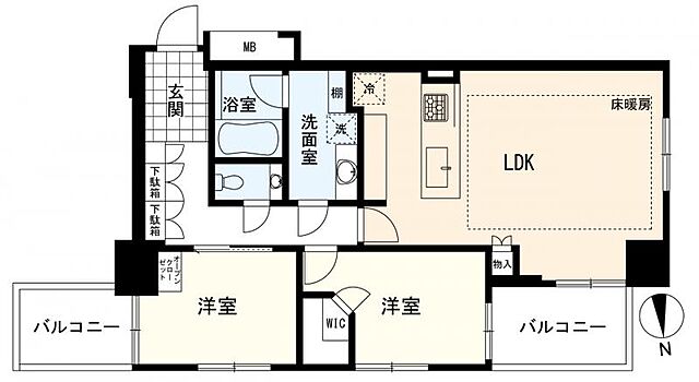 間取り 港区海岸1丁目