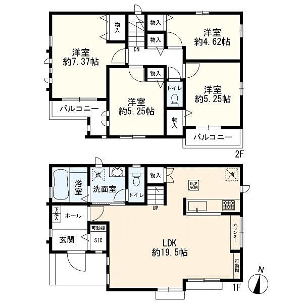 間取りを拡大表示