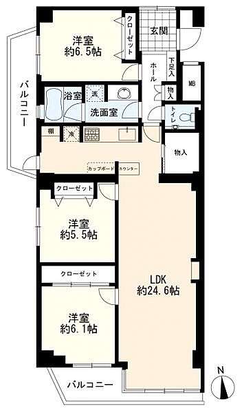 間取りを拡大表示