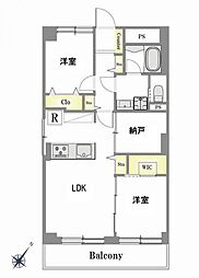 メイツ大森 2SLDKの間取図画像
