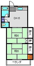 間取図画像 2DK