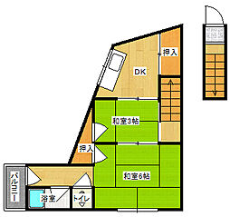松清荘 (定期借家契約)令和22年12月31日まで契約日より15年間 2階