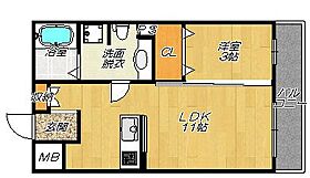 みょうが荘  ｜ 大阪府大東市平野屋1丁目（賃貸マンション1LDK・2階・32.58㎡） その2